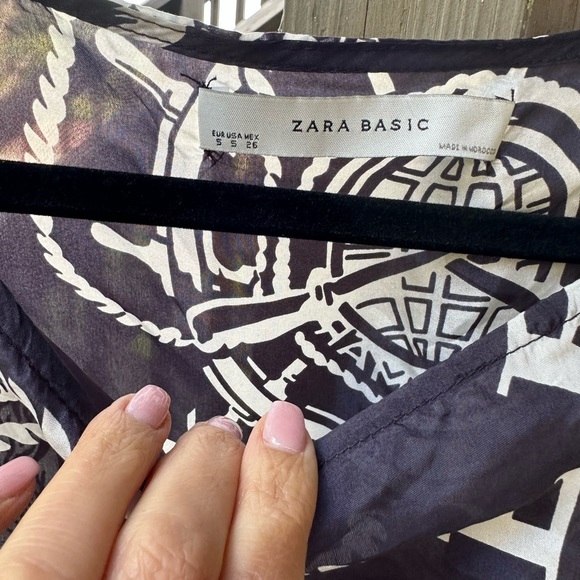 Zara silky oversized tunic beach - Picture 3 of 9